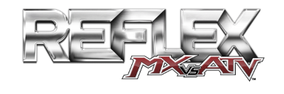 MX vs. ATV Reflex title screen for Nintendo DS